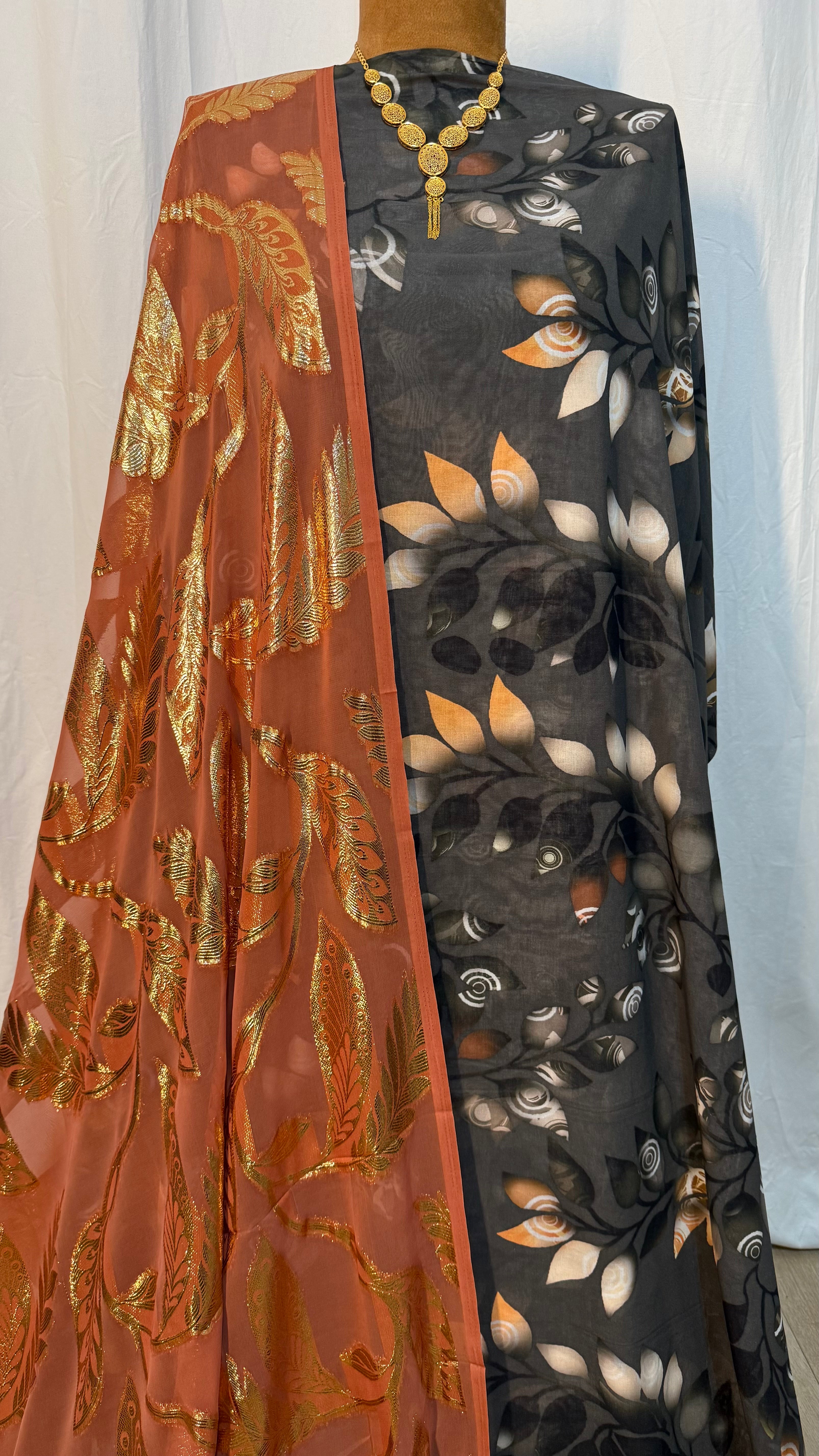DARK GREY & PEACH WIIL