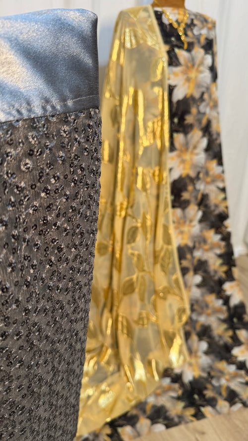 BLACK & GREY/CREAM WIIL