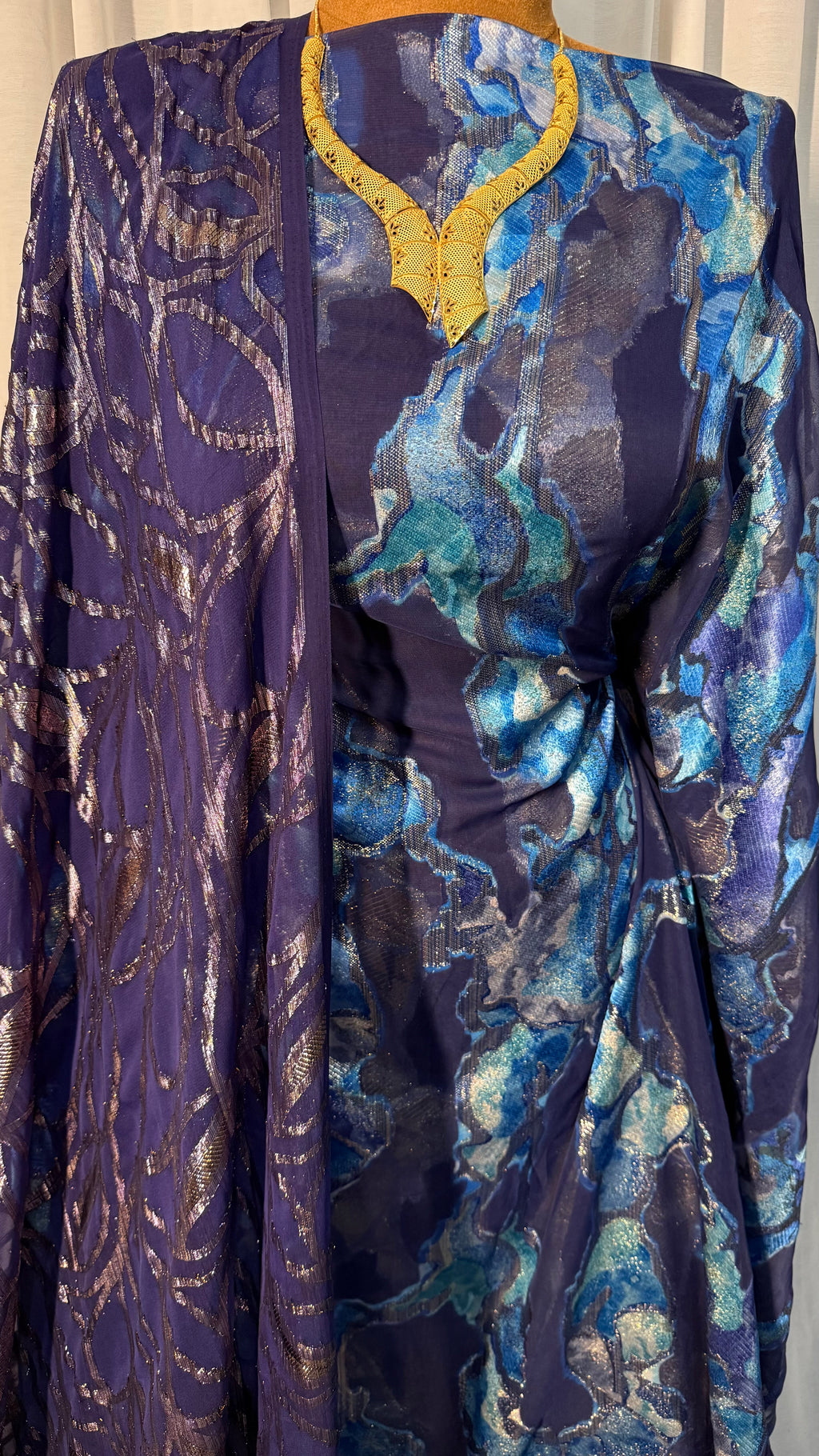 FARANSAWI -NAVY BLUE / DEEP PURPLE