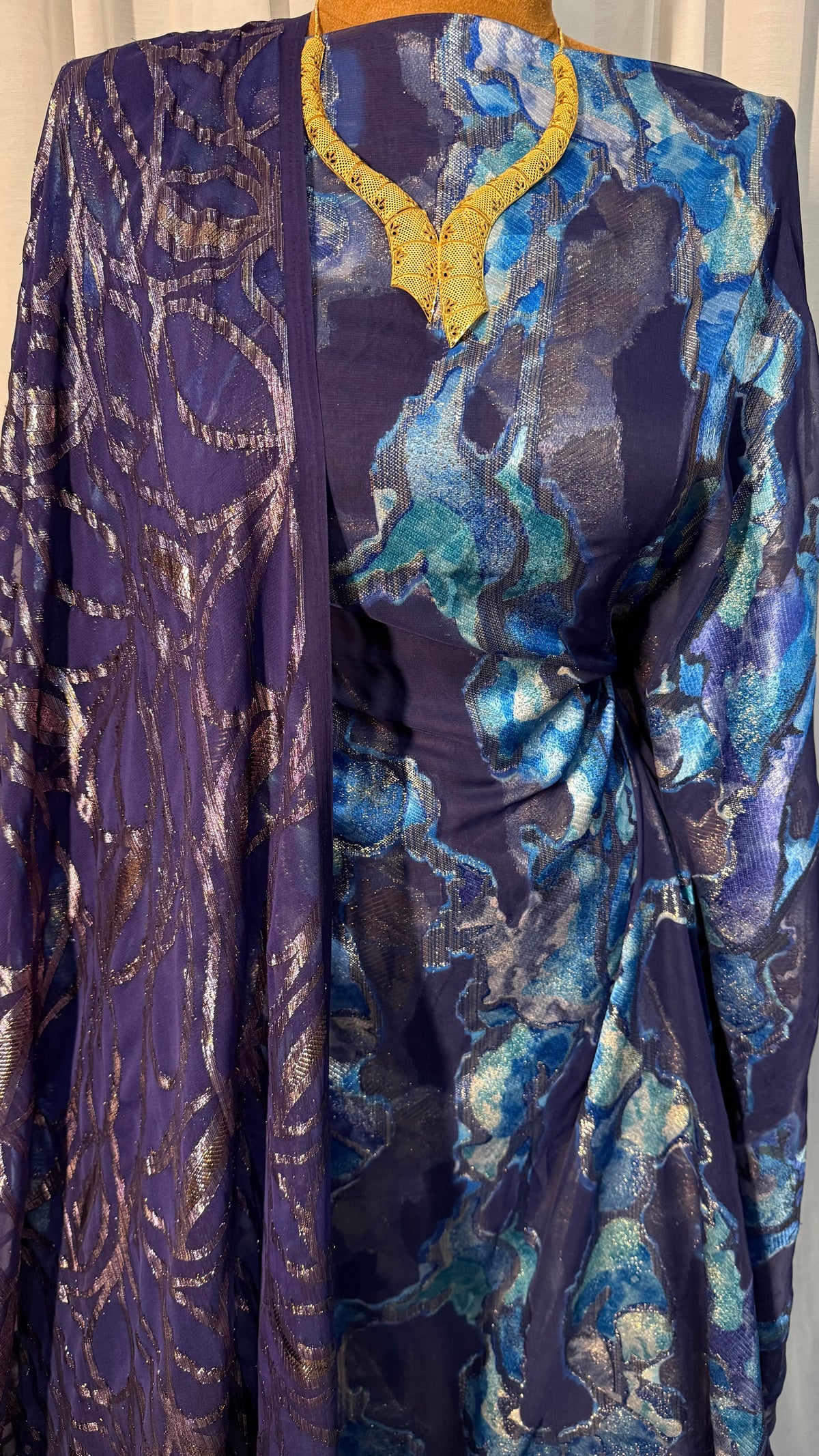 FARANSAWI -NAVY BLUE / DEEP PURPLE